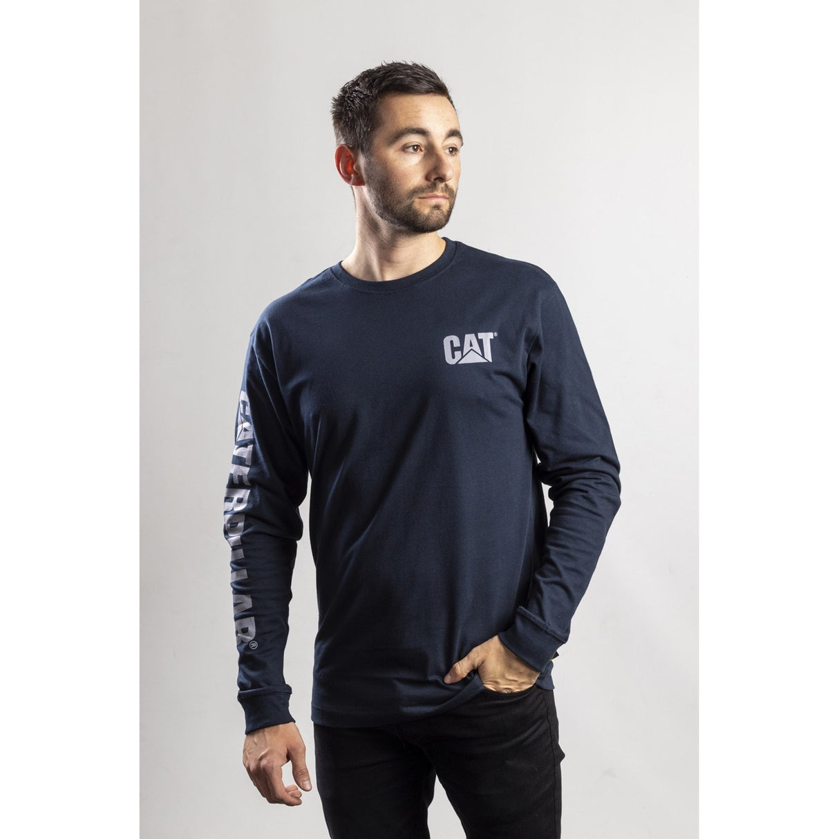 Trademark Banner Long Sleeve T-Shirt  Dark Marine